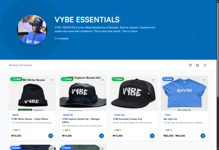 Launch Your Own Digital or Physical Products Shop in Minutes
